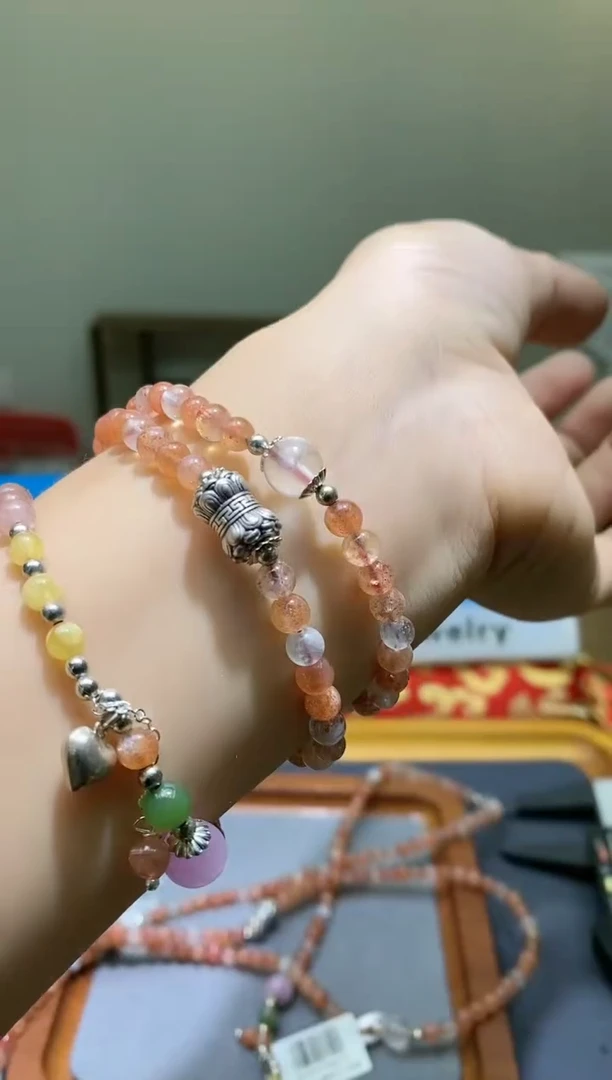 【闪购商品】水晶手链未镶嵌94 多样性发一件5mm+