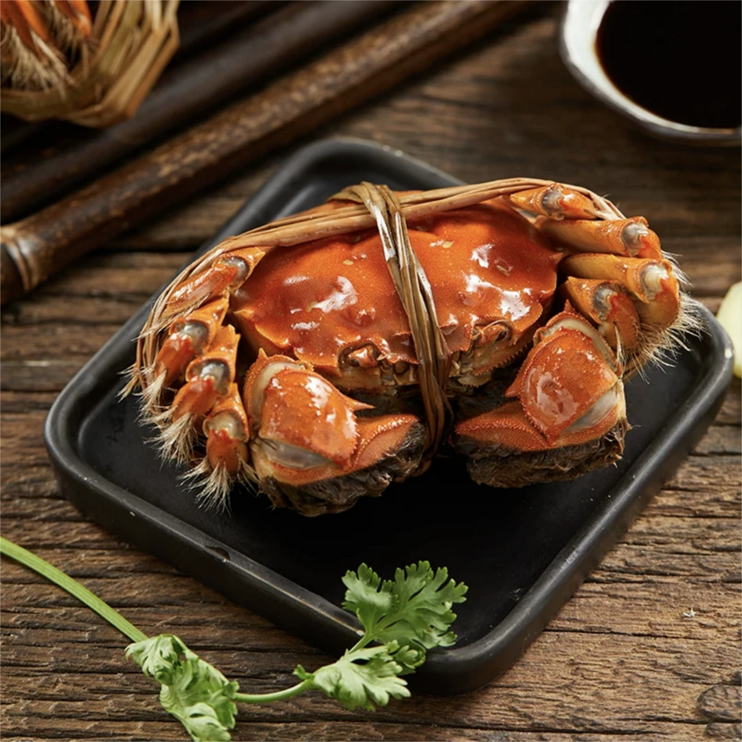 【活蟹】苏州精品大闸蟹 母2.5两8只新鲜养殖冷链饱满包邮