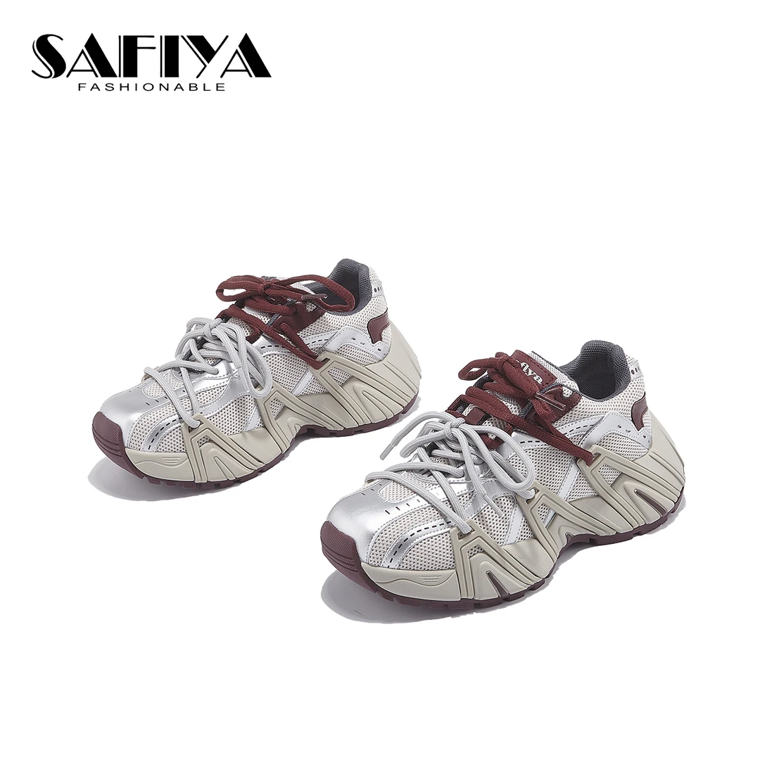 清货【熏风解愠】索菲娅Safiya新款潮流绑带老爹运动鞋女SF43111B90