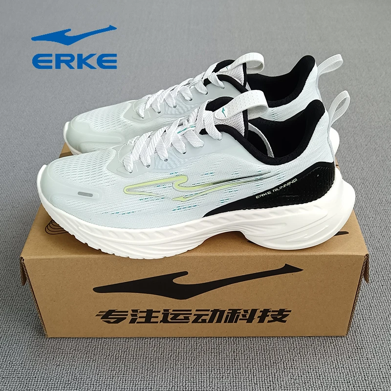 erke/鸿星尔克鸿星尔克夏季跑鞋男士舒适跑步鞋训练缓震男子网面