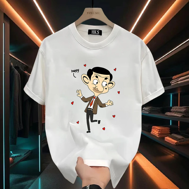 重磅短袖t恤夏季新款2024高端潮牌宽松休闲男士简约纯棉体恤上衣