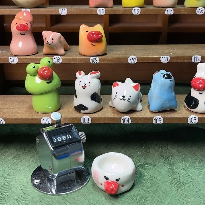 摆件手工陶瓷小摆件80