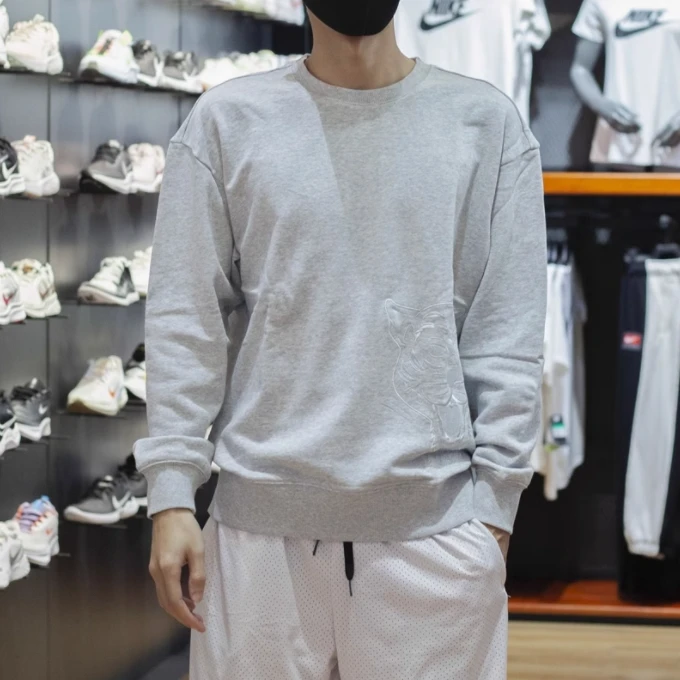 PUMA/彪马秋冬款虎头印花运动休闲圆领套头卫衣 539756-04