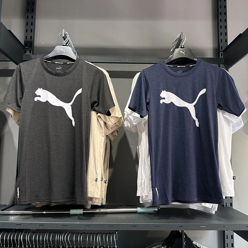 PUMA/彪马男士透气舒适休闲运动T恤短袖 520139-01 520139-06