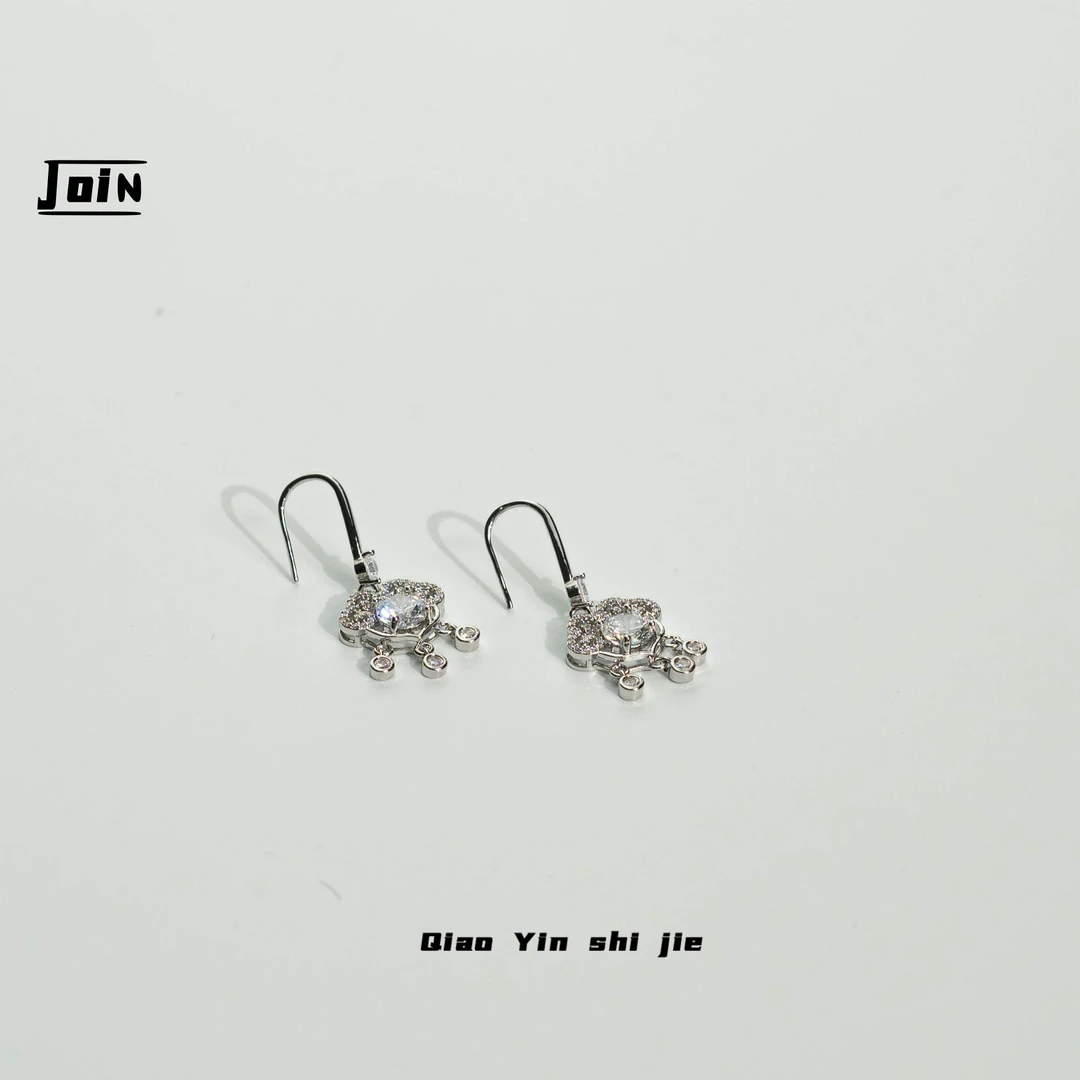 铜合金耳饰 AT1857【雅致古典】设计感精致ins时尚耳钉