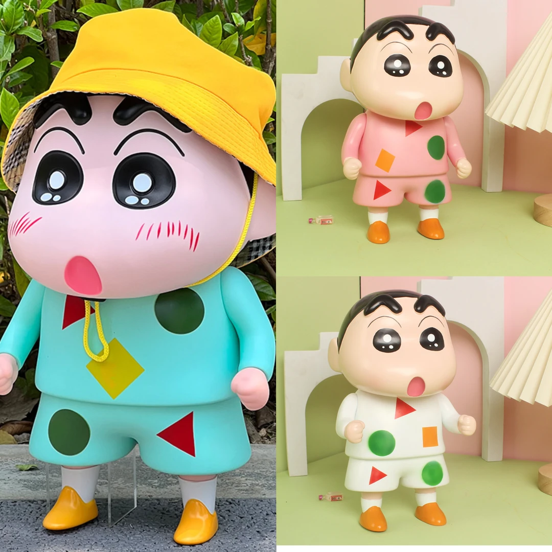 蜡笔小新睡衣手办1比1野原新之助动漫周边可爱公仔超大号摆件玩偶