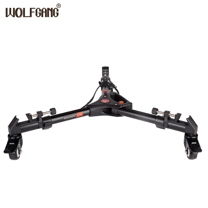 WOLFGANG/沃尔夫冈 JL-900 铝合金录像脚轮三脚架地轮 滚轮 滑轮