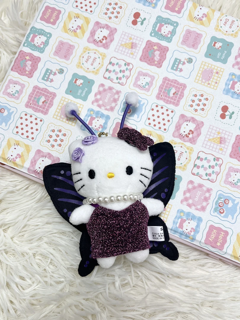 【kt系列】小魔蝶kitty玩偶少女心钥匙扣挂件礼物挂饰