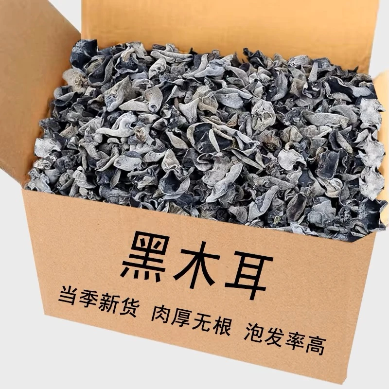 黑木耳散装东北新鲜品质干木耳老鼠耳秋木耳肉厚实农家土特产精选