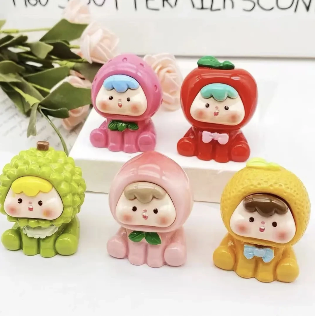 【直播拆】二代水果崽崽树脂摆件实色+夜光混拆