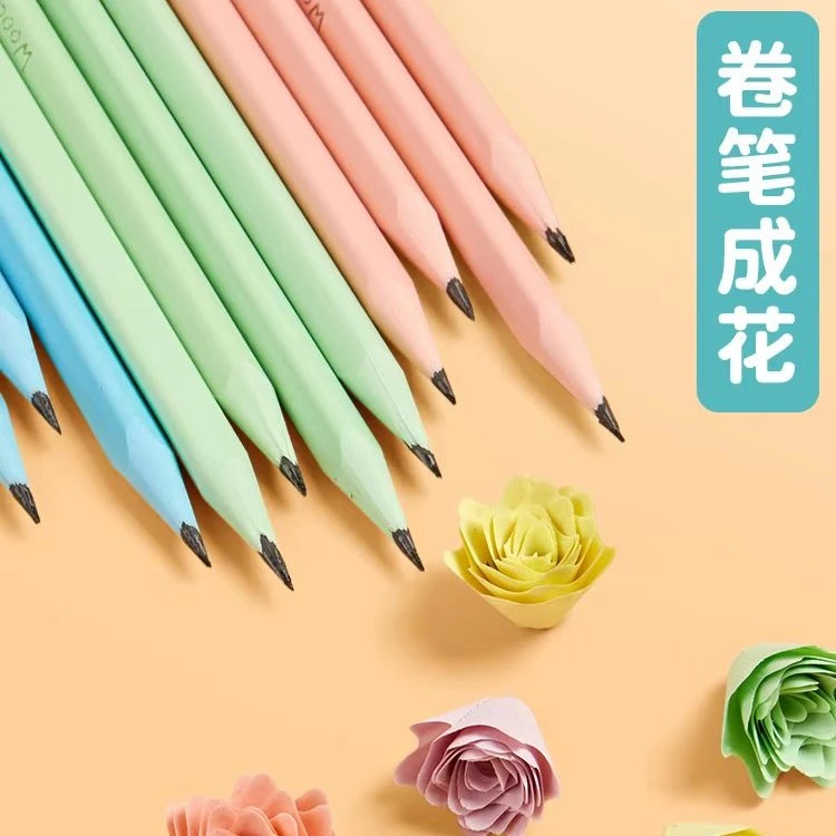 马卡龙328铅笔30支桶装