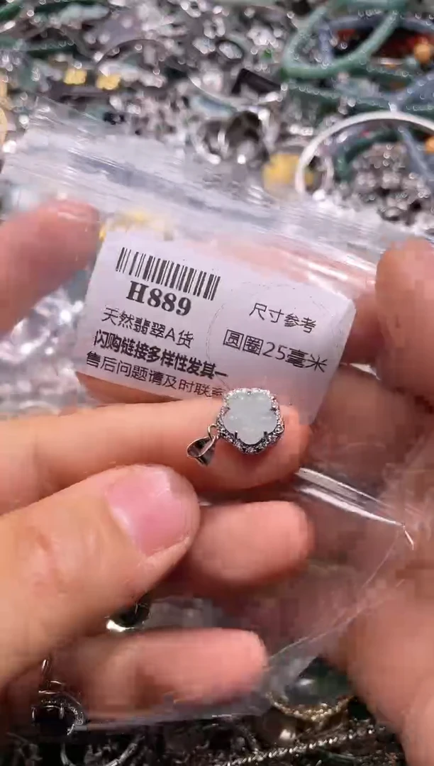 【闪购商品】翡翠颈饰未镶嵌H889吊坠