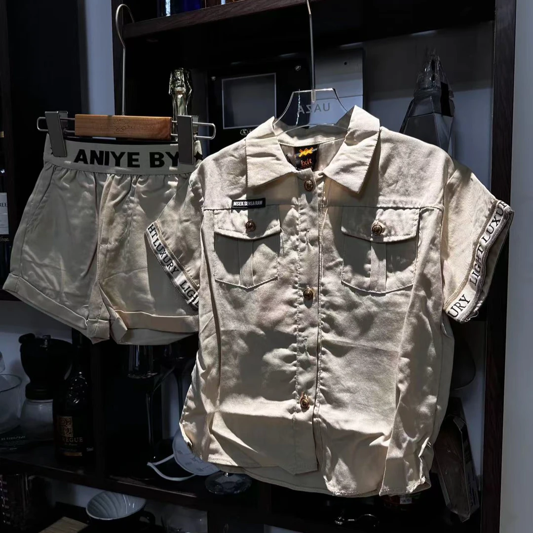 女童夏季短袖短裤套装2件套 女孩套装 童装清仓