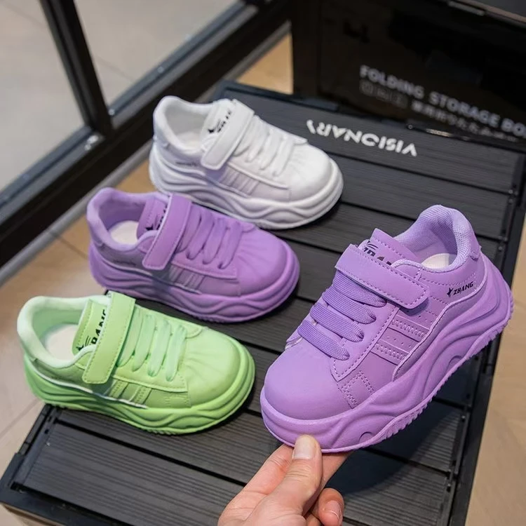 男童女童鞋秋季新款2024小白鞋老爹鞋中大童板鞋男女休闲运动鞋