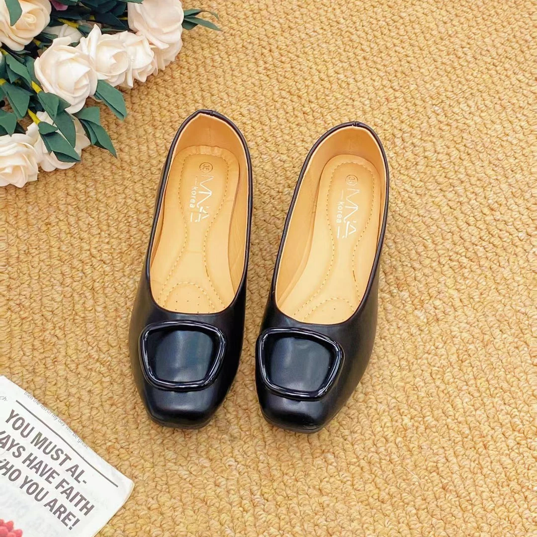 8607-30新款单鞋女夏秋平底鞋软底百搭舒适浅口软皮时尚瓢鞋