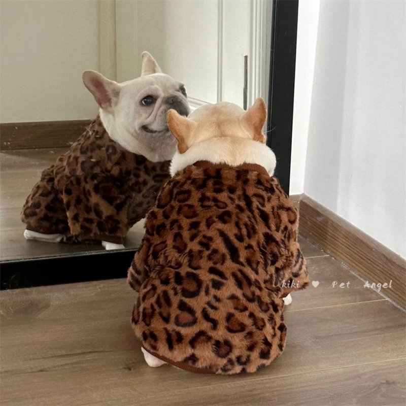 KiKi秋冬狗狗衣服法斗英斗八巴哥柯基恶霸宠物保暖加绒加厚服装L