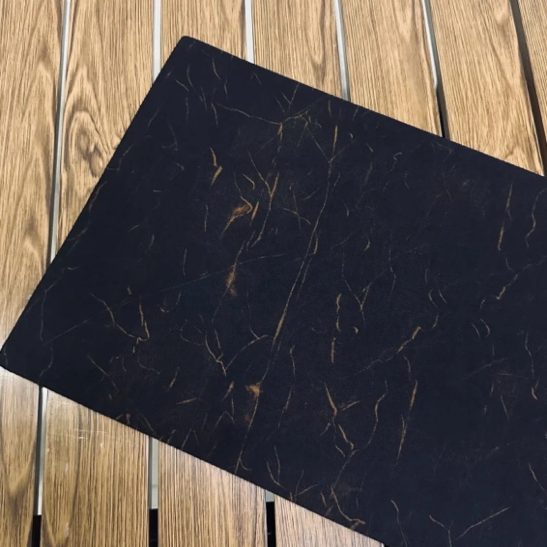 【半日茶闲】香云纱双面立褶皱染高级茶席 加厚吸水 防滑百搭茶席