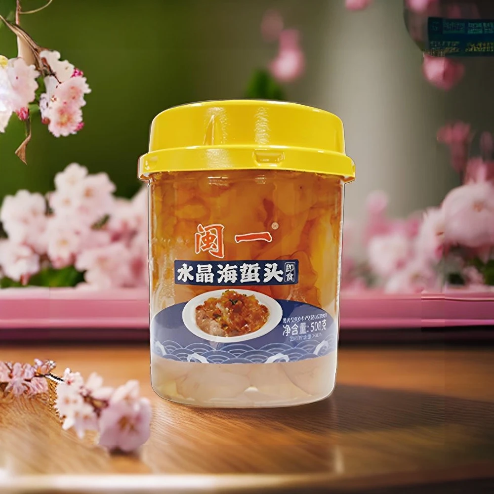 夏季超值500g开罐即食新鲜凉拌海蜇头下饭配酒鲜脆营养美食
