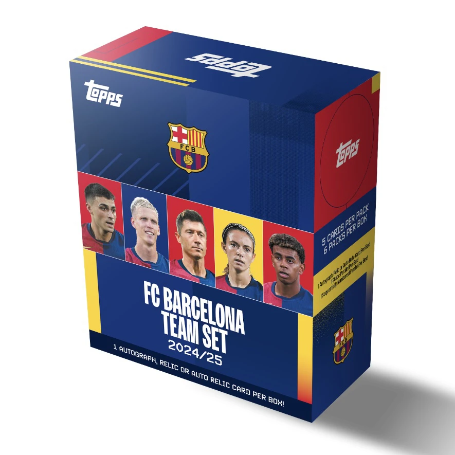 24-25 Topps 巴萨队盒 Team set版 球星卡 （默认代拆）