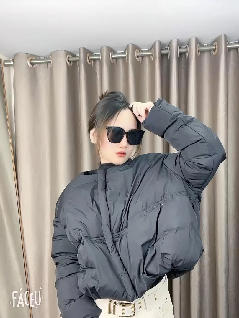 FUPAI  简约百搭  加厚 韩版短款 时尚 纯色 保暖 休闲 宽松外套