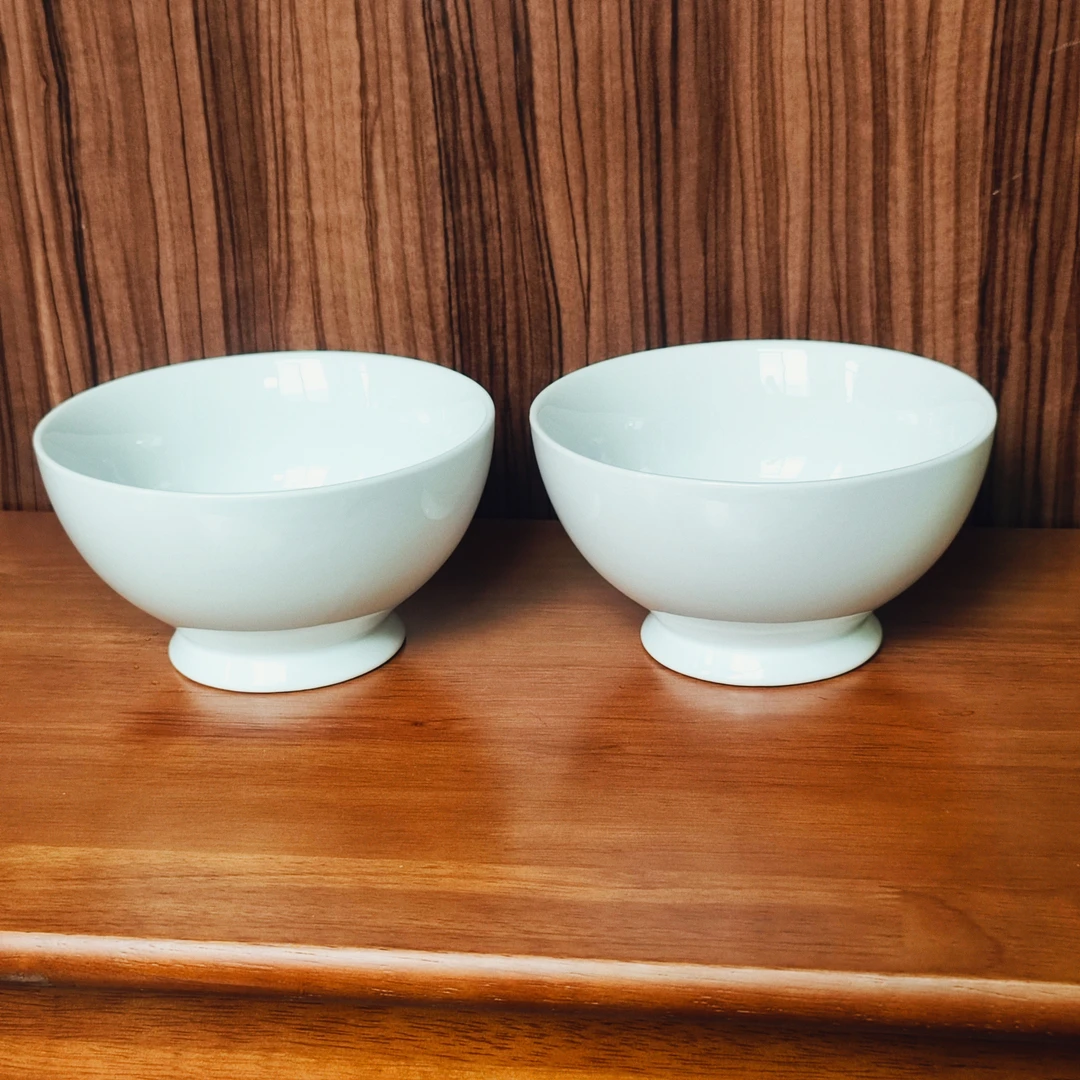 【MPS家】14*7.5CM 高白瓷大面碗 拍1发2