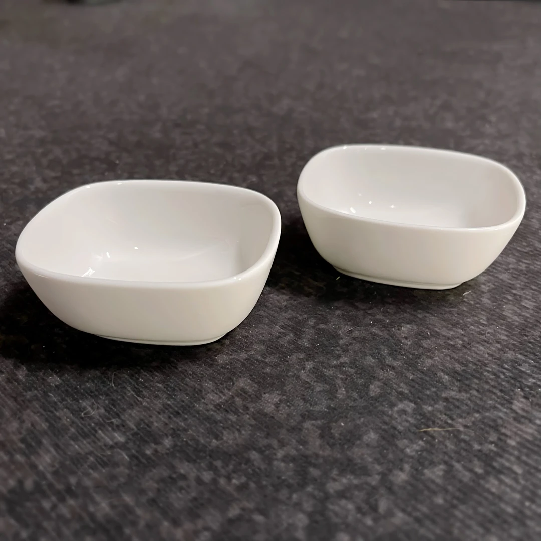 【AD家】7.5*6.5*3CM 蘸料碟  餐具系列 黄油碟 拍一发二