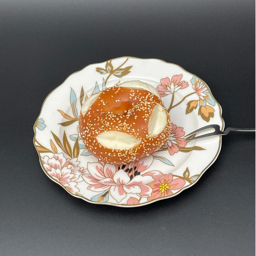 【FF家】19CM 宫廷粉点心盘   下午茶盘子