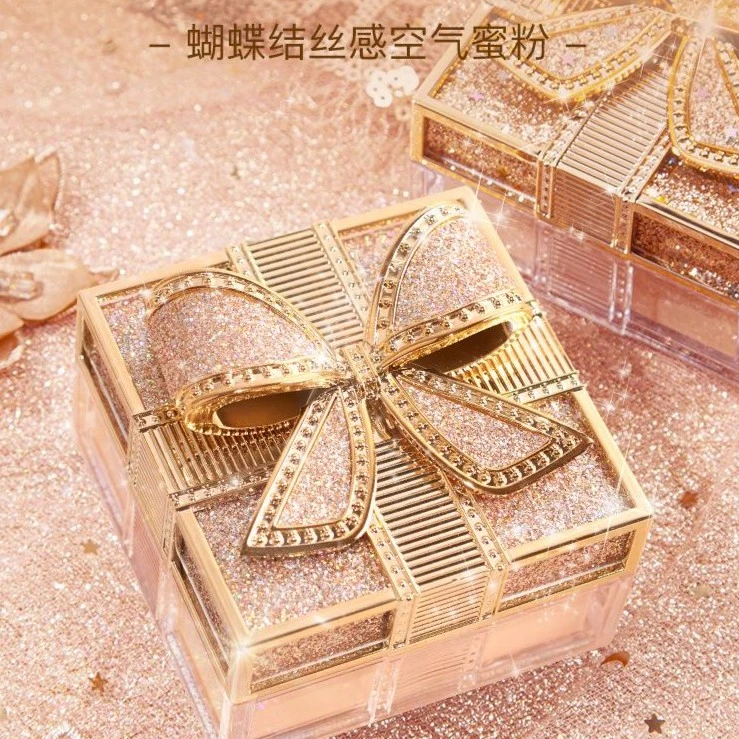 玛可安迪蝴蝶结空气蜜粉定妆粉饼散粉防水控油持久不脱妆细腻遮瑕