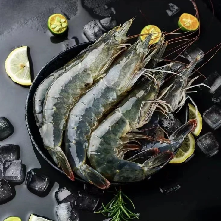 3040大号海洋海捕大虾速冻锁鲜冷链原装冷链发货