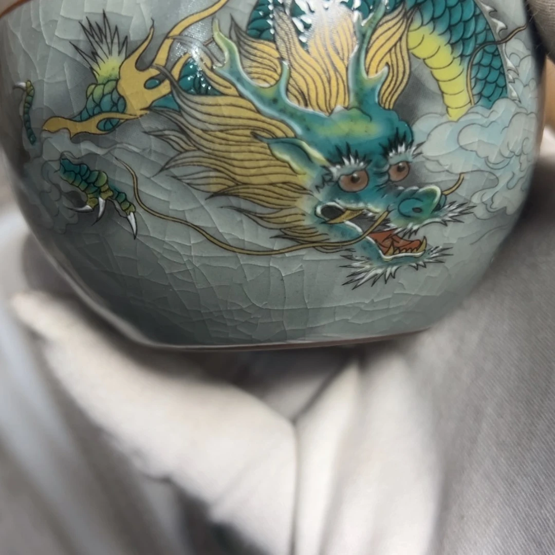 【闪购商品】陶瓷青龙大卧足