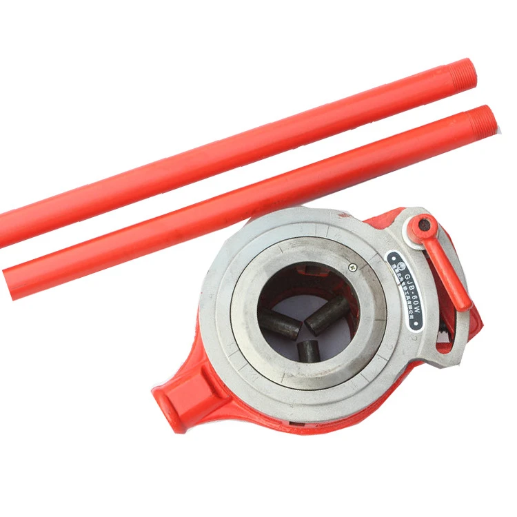 GJB-60W管子绞板114重型管子铰板批发2寸水管铰扳