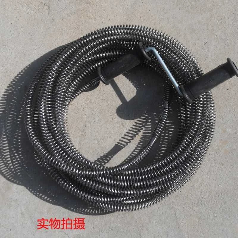 弹簧清理钢丝疏通器排水管通厕所通下水道工具家政管道输通