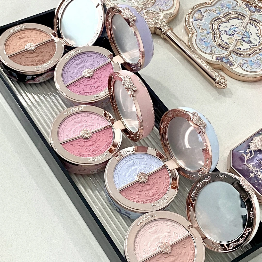 花知晓蝴蝶云肩系列腮红胭脂盒双色腮红6g提亮色膨胀色氛围色女生