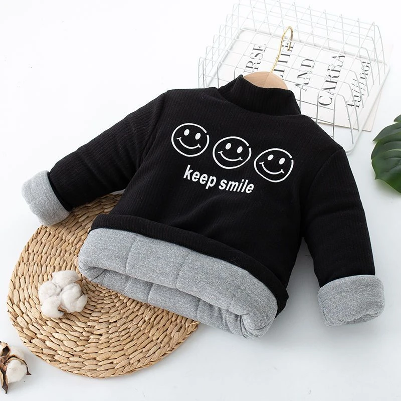 儿童棉服外穿保暖秋衣内搭校服神器宝宝高领洋气冬季加厚儿童棉袄