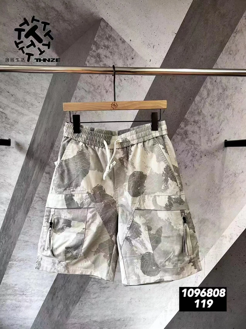 迷彩男士短裤夏季百搭时尚户外宽松潮流速干中裤男款薄款1096808