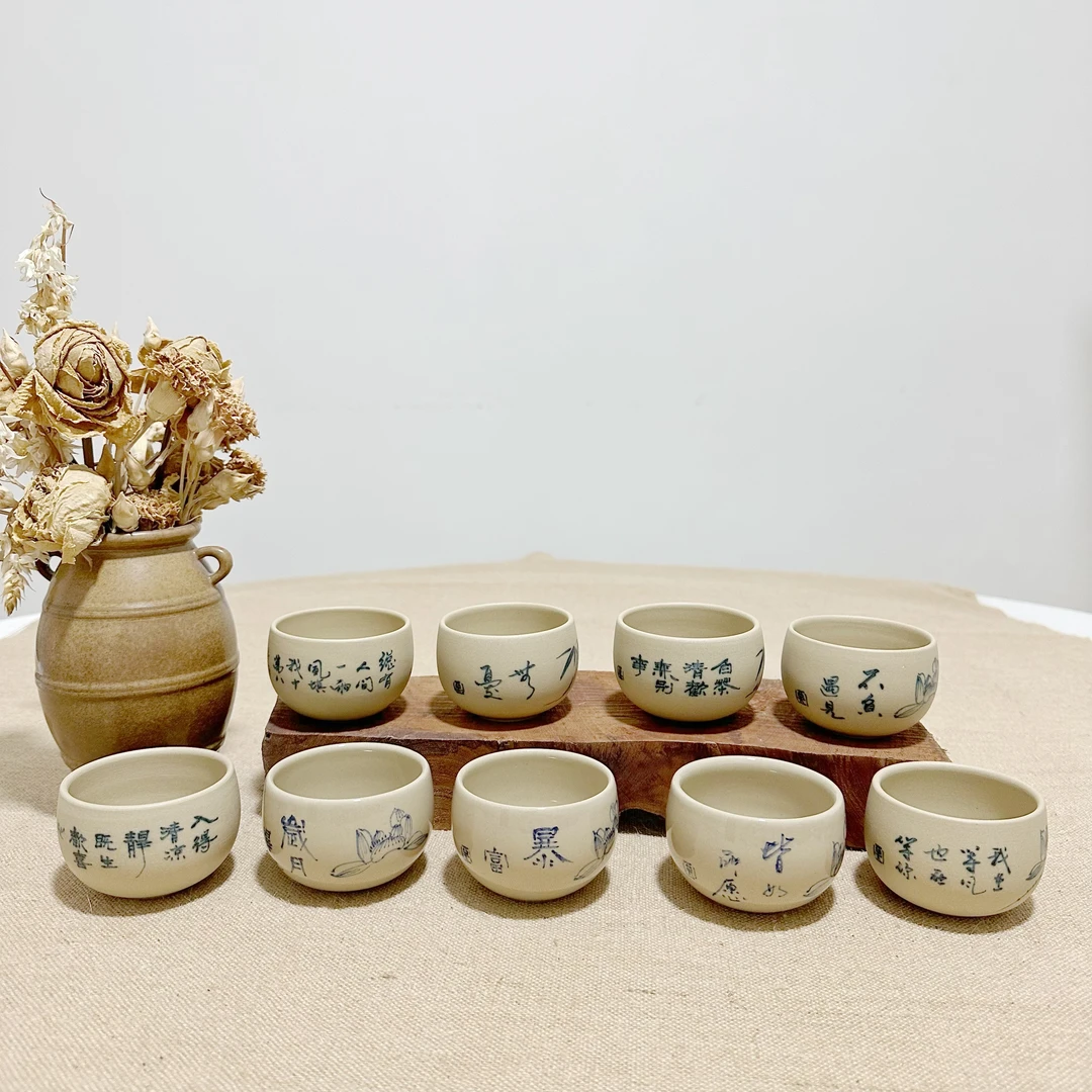 盛凌青花纯手工手绘青花瓷个性主人杯(福利款)