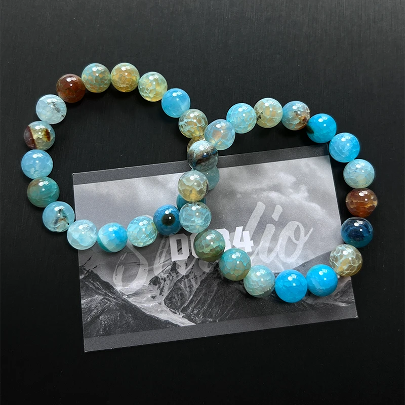 铁手链 DGB4原创爆花龙纹五彩糖果手串男女小众设计感