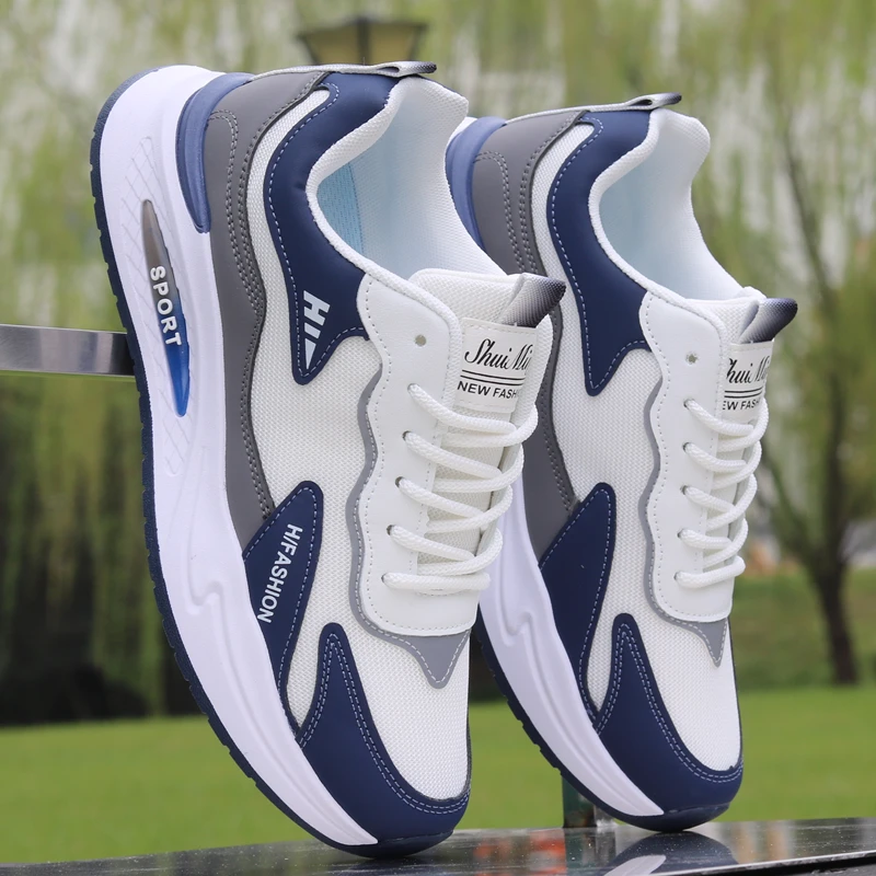 鞋子男款春夏季网面透气休闲鞋防滑耐磨软底运动鞋百搭工作旅游鞋