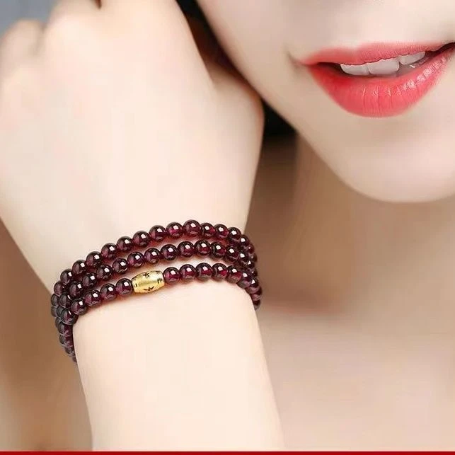 合金手链 高质感女士多圈手串妈妈款时尚百搭手饰品送母亲节礼物