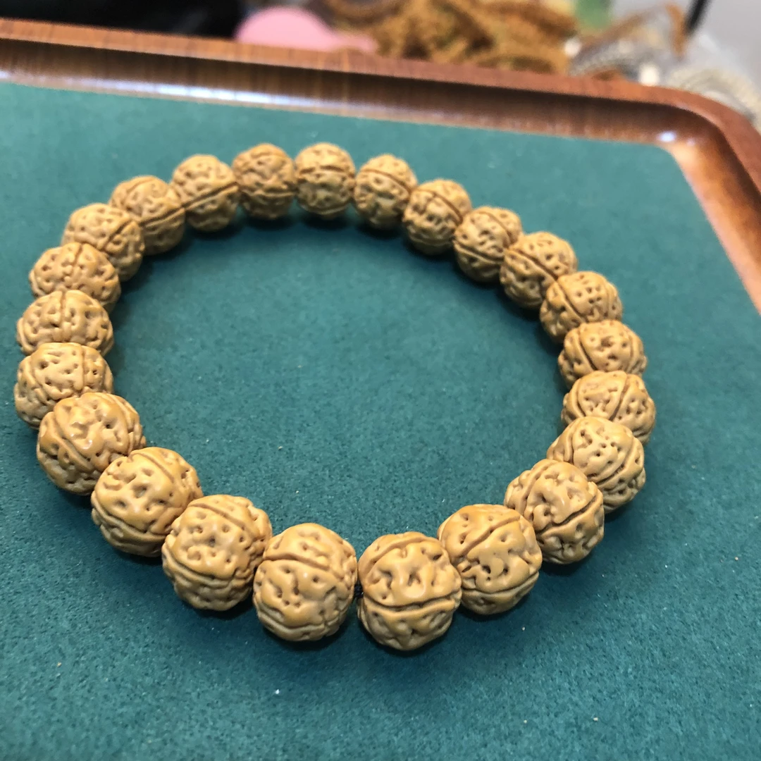 矮桩盘龙纹小单圈10mm左右小金刚菩提手串