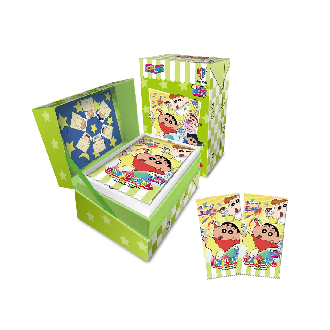 【新粉吃吃】蜡笔小新电影大作战卡宝10元包第二弹收藏卡牌默认代拆