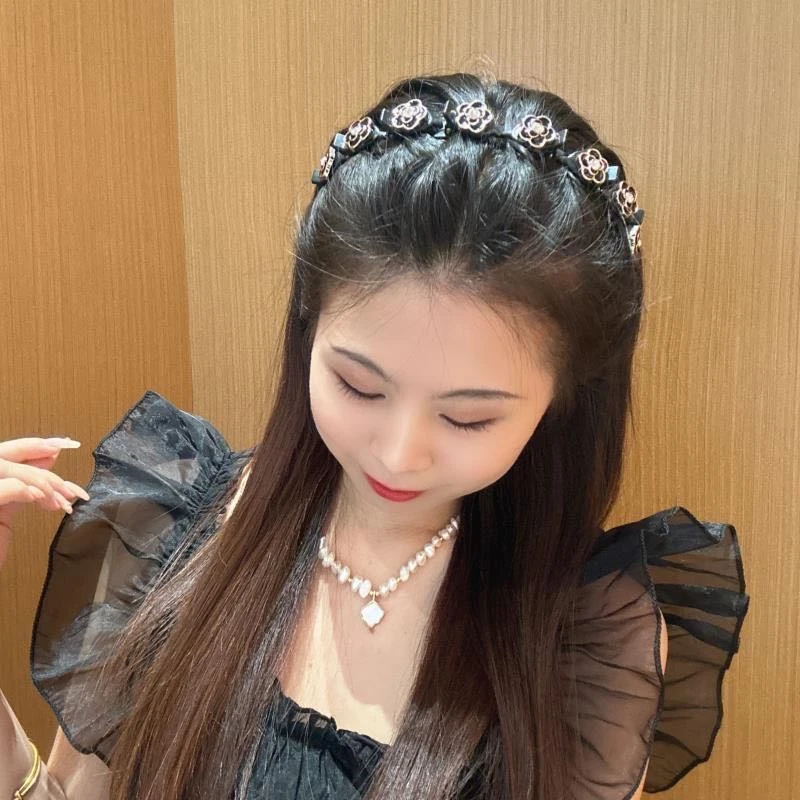 箍女编发神器头箍网红新款碎发发卡头饰发夹小香风气质百搭甜美