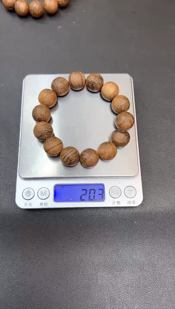 【闪购商品】沉香手串金三角回流红土沉单圈1.6