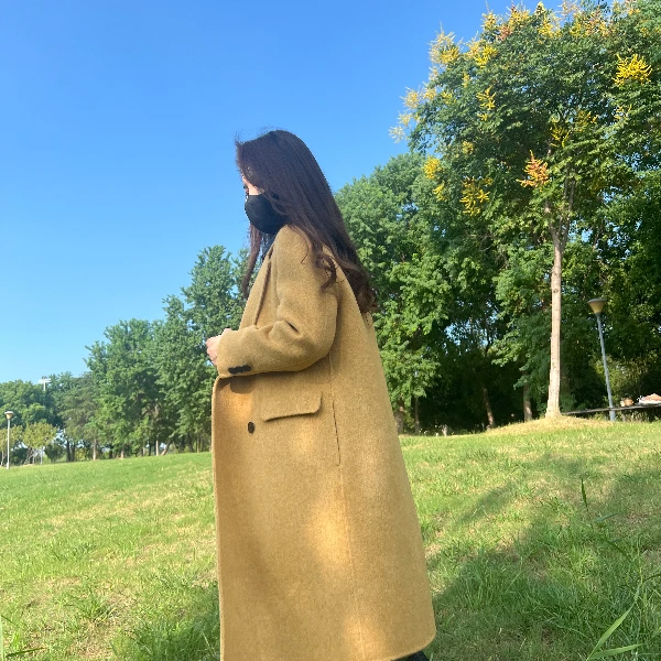 【Nuonuo专属】X 2024年小个子网红韩版双面呢秋冬双面羊毛大衣2418