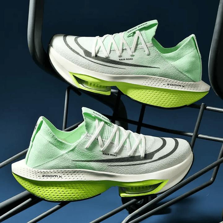 马拉松专业破二跑鞋飞织透气运动鞋男女双气垫减震竞速体考跑步鞋