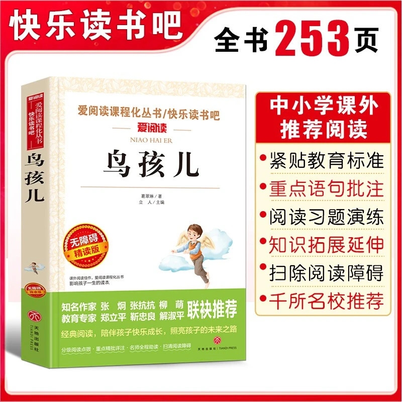 鸟孩儿/爱阅读中小学儿童文学名著阅读 快乐读书吧 葛翠琳冰心奖N