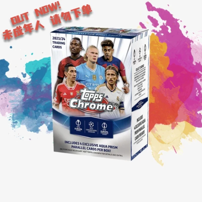 【拆盒】TOPPS23/24chrome手雷系列球星卡盲盒（同意代拆）