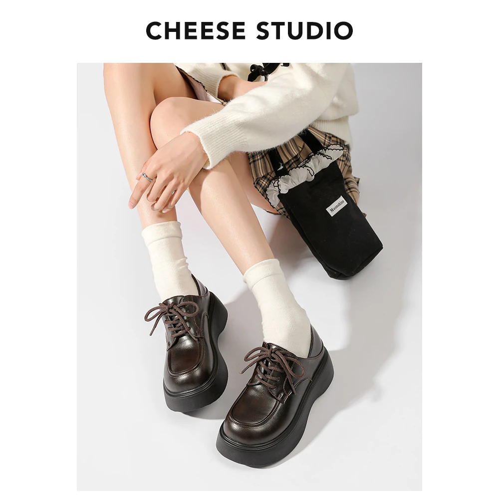 微瑕疵   ZSJ-003芝士家2024春季新款玛丽珍鞋简约学院风系