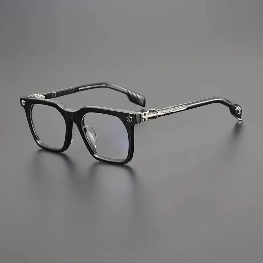 钛刀全框 鼻托一体 斯文败类霸道总裁风全框板材可配镜片