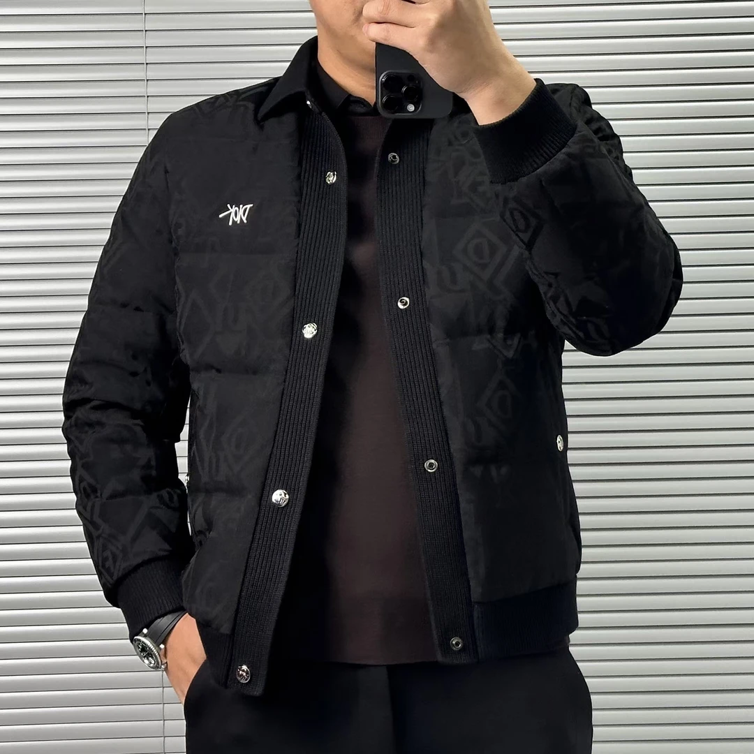 【巴尔赫】2024男士新款冬季商务休闲时尚羽绒服8610